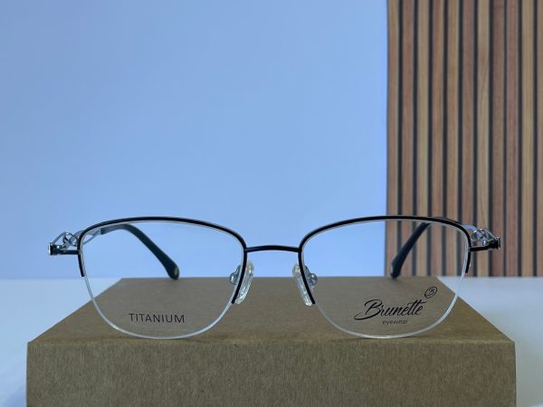 ARMAÇÃO BRUNETTE 004 BLACK/SILVER